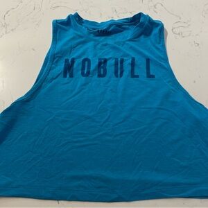 Bright blue nobull cropped tank